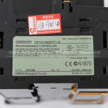 Omron CP1H-X40DT1-D CP1HX40DT1D PLC CPU Procesor Controller I/O Module Folosite În Stare Bună, Cu transport gratuit
