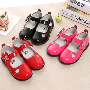 Primavara Toamna Pentru Copii Pantofi Din Piele Naturală Moale, Talpa De Moda Pentru Fete Si Pentru Copii Toddler Princess