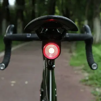 1set de Biciclete Inteligent de Lumină de Frână de Alarmă Anti-furt Coada de Lumină USB Reîncărcabilă Bike Horn Lumina Ciclism de Siguranță Lampa de Avertizare