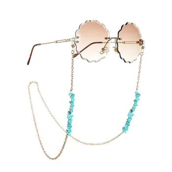 Moda 70cm Ochelari Lanț pentru Femei Ochelari Curea ochelari de Soare Piatra Piatra Anti-Alunecare Banda Curea de Gât-B5