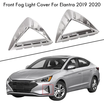 Pentru Hyundai Elantra 2019 2020 ABS Cromat Lumini de Ceață Față Lampă Capac Decor Ornamental