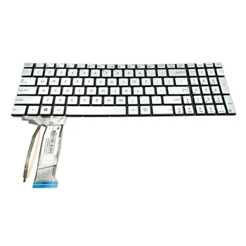 Noua Tastatura Laptop pentru Asus N551 N551J N551JB N551JK N551JM N551JQ N551JW N551JX N551V Serie de Argint NE-Backlit Fără Ramă