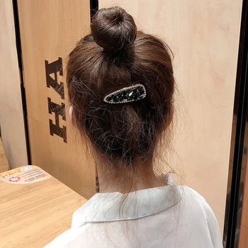 Coreea moda cristal neregulate de piatră ac de păr de mare picătură de apă geometrice clip de păr agra fă de păr, agrafele femei accesorii de par fata