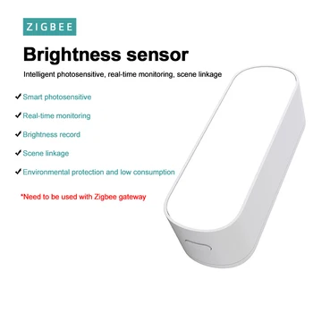 Zigbee Smart Senzor De Lumină Wireless Senzor De Luminozitate Iluminat Inteligent De Detectare Senzor De Luminozitate Lucra Cu Viață Inteligentă App
