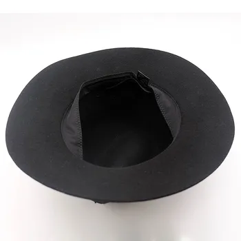 Fibonacci de Calitate Marca Clasic Negru Pauză de Lână, Pălării de Jazz Doamnelor Pălării pentru Femei, Bărbați Lână Pălărie de Fetru