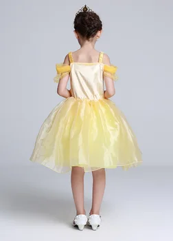 Copii Târgul de Fete rochie de seara Rochii Lungi Belle Cosplay Haine de Craciun Copii Printesa bella rochie de Bal rochii Formale