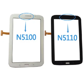 8.0 Inch Pentru Samsung Galaxy Note 8.0 N5110 Versiunea WiFi Touch Screen Lentila De Sticla Digitizer Geam Frontal Alb Negru