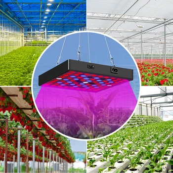 Plante de interior LED-uri Cresc de Lampa cu Spectru Complet CONDUS Răsad Fito Lumina 30W 50W Flori de Seră în Creștere Lampă de Panou Pentru Phyto Semințe