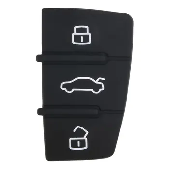 3 Butonul de Înlocuire Tampon de Cauciuc de la Distanță Cheie Fob Pentru A3 A4 A5 A6 A8 Q5 Q7 TT S-LINE RS