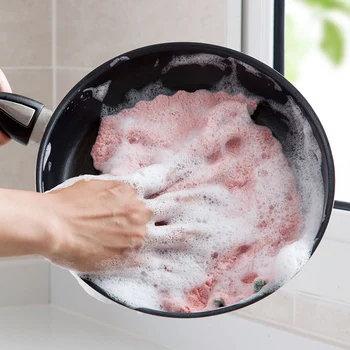 Bucătărie cârpă de curățare de uz casnic prosop prosop absorbant de ulei non-stick de spălat vase dublu oar