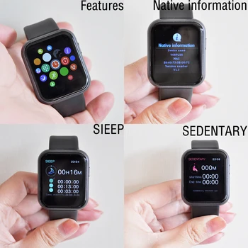 Inteligent Ceas rezistent la apa Tensiunii Arteriale Smartwatch Rata de Inima Doarme Ceas Sport, Ceas Brățară Inteligent pentru Toate smartphone-N