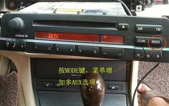 Biurlink Externe AUX-IN Panoul de Comutare Audio Cablu Adaptor pentru BMW E46 Business CD