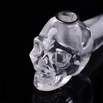 Mirosea Cuarț De Cristal Skull Rock Bagheta Fumat Conducte De Vindecare