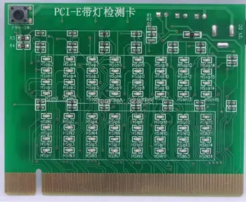 PCI-E 16X, 8X, 4X PCI express Slot Tester Card pentru motherbaor Detecta southbridge scurt sau deschis PCI-E cu lumina tester