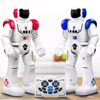 Control de la distanță Jucărie Robot de Smart Touch Sensing CONDUS Ochii Copilului RC Robot Cu Sing Dans de Acțiune Figura Jucării Pentru Băieți Copii de Naștere