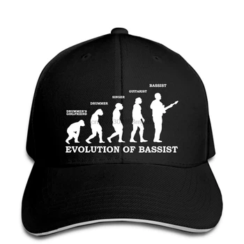 Evoluția Basistul Chitara Bas Precizie Jazz Bărbați Șapcă de Baseball pentru Bărbați Barbati Sapca Snapback Cap Femei Pălărie Atins punctul culminant