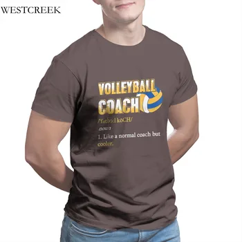 Men ' s T-shirt, Antrenor de Volei Volei Amuzant Definiti T-Shirt Groot Kawaii Supradimensionate Retro calitate de Top pentru Bărbați Îmbrăcăminte 36084