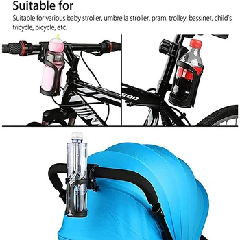 Bicicleta Suport pentru pahar Carucior Sticla Titularii Universal 360 de Grade de Rotație Antialunecare Ceașcă Băutură Titularul pentru Copil Cărucior Cărucior Bic