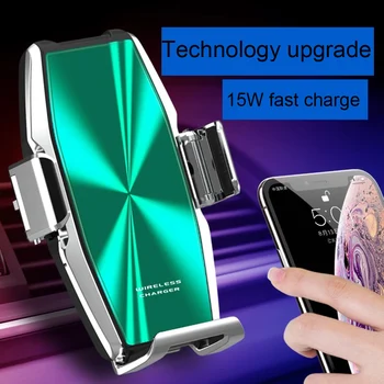 15W Automate de Prindere QI Wireless Încărcător de Mașină Mount Senzor Infraroșu de Încărcare Rapidă Suport Pentru iPhone 8 X XR XS 11 Samsung S20
