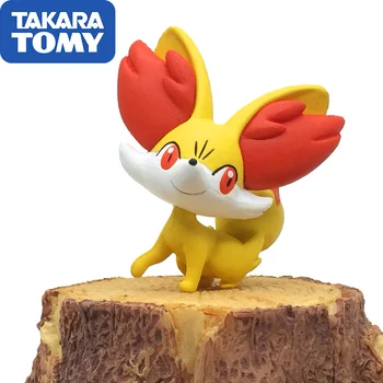 TAKARA TOMY Reale Pokemon Figura de Acțiune Monstru de Buzunar MC Fennekin Model de Papusa CollectionsFor Jucarie pentru Copii Cadouri