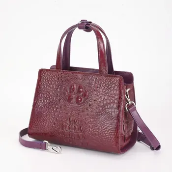 Nouă tendință de moda pentru femei geanta din piele de crocodil Siamez sac portabil simplu geantă de umăr geantă de lux pentru femei geanta