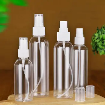 5Pcs Transparent Gol Sticle de Spray 50ml/100ml Plastic de Călătorie Portabil Mini Reîncărcabile Recipient Gol de Containere Cosmetice