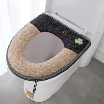 2020 Universal Cald Moale Lavabil Capac Scaun de Toaletă Mat Set pentru Decor Acasă Closestool Mat Scaun Caz Capacul de Toaletă Accesorii