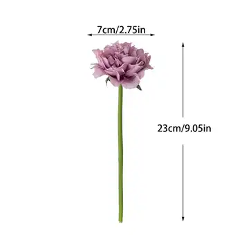 2 BUC Artificiale Bujor Buchet de Flori de Plante de Plastic de Simulare Artificiala Florale Pentru Nunta Decor Acasă Suppleis