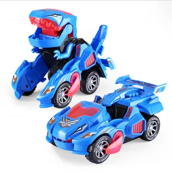 Creative Dinozaur Transformat Masini Electrice ToysT-Rex Masina Jucării Dinosar Mașină De Jucarii Cadouri De Anul Nou Pentru Copii