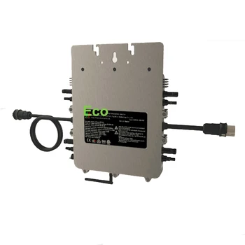 UL Aprobat 20-55VDC 1200W Micro Grid Tie Inverter cu Powerline Communication Functie 1200W Undă Sinusoidală Pură Invertor Solar