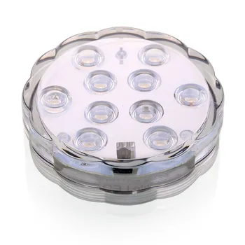 4buc Narghilea Shisha Decor Lumini cu LED-uri Impermeabil Lumini cu Telecomanda Lumini Submersibile pentru Nunta de Crăciun Ornamente de Decor