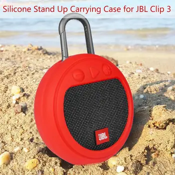 Silicon moale Caz Capacul de Protecție Coajă de Piele pentru JBL Clip 3 Difuzor Bluetooth Accesorii