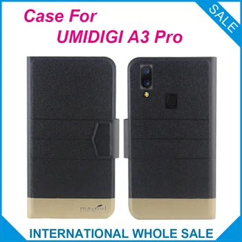 Original! UMIDIGI A3 Pro Caz 5 Culori de Moda de Lux, Ultra-subtire Flip Piele Capac de Protecție pentru UMIDIGI A3 Pro Caz de Telefon
