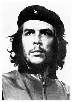 Cuba soldați Che Guevara postere nostalgic pictura decorativa bază Albă de hârtie kraft antic de perete autocolant 42*30CM