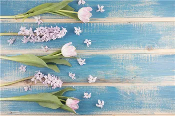 SHENGYONGBAO Art Tesatura Personalizate Fundaluri de Fotografie Propunerii de flori și Scânduri de Lemn tema Photo Studio Background S191020-0211