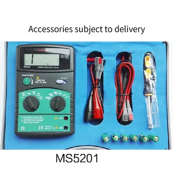 MS5201 de Sunet și Lumină Alarmă Digital măsurătorile cu megaohmetrul Agitator Electric Rezistență Izolație Tester