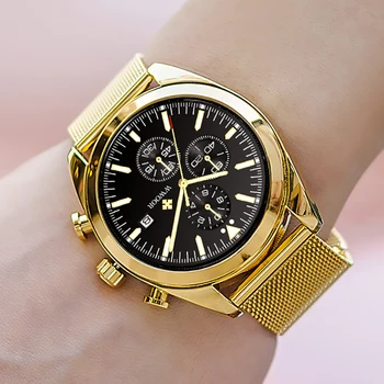 WWOOR 2021 Noua Moda Barbati Ceas Brand de Top de Lux Ceas de mână Cuarț Ceasuri pentru Bărbați Impermeabil Sport Cronograf Relogio Masculino