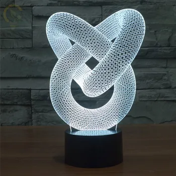 Noutatea USB Touch 3D LED 3D Lumini de Noapte Frumos Decor Pentru Camera Hotel Casa Cadouri Lampadare