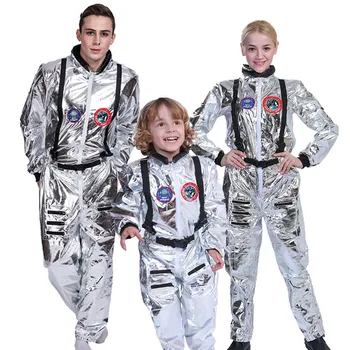 Oamenii Astronaut Extraterestru Cosmonaut Costum Carnaval Pentru Adulti Femei Costume Halloween, Costume De Grup De Familie Cosplay De Potrivire Haine