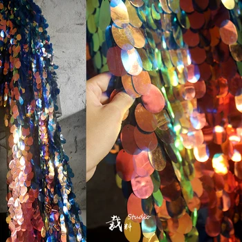 Gradient de solzi de pește magic paiete designer material pentru mozaic bazin riche getzner tissus telas por metrourile