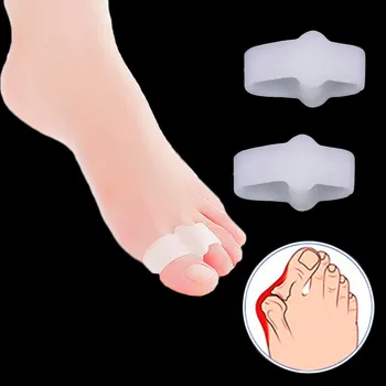 2 buc 2 Gaura Picioare Foot Gel Toe Întinderea Separator de Hallux Valgus Inflamație la picior Corector Ameliorarea Durerii Pentru Yoga,Alergători, Dansatori