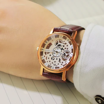 Bărbați Ceas Moda Ceas pentru Bărbați Relojes Hombre 2020 Top Brand de Lux ceasuri Barbati Ceasuri Sport din Piele Ceas de mână orologio uomo