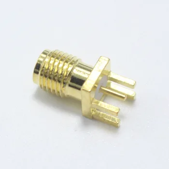 2 buc 1.6 mm Pas SMA female Thru Hole plug 180 de GRADE ( SMA-KE ) PCB Montare conector RF adaptor SMA-KHD