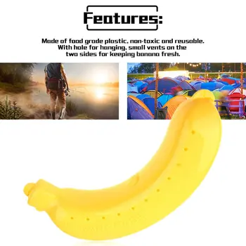Portabil Banana Caseta De Protecție Fructe Suport Universal De Banane Caz Prânz Recipient Cutie De Depozitare Pentru Copii
