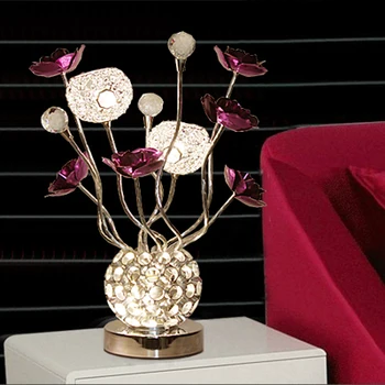 De înaltă calitate LED-uri de cristal lampă de masă Moda lampă de masă acasă decorare cadou de nunta led lampă de cristal cadouri de nunta
