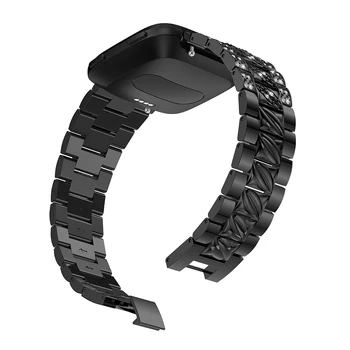 Din Oțel Inoxidabil Ceas De Moda Band Pentru Fitbit-Versa Ceasuri Curea De Înlocuire Curea De Mână Trupa De Metal Accesorii Din Aliaj De Brățară