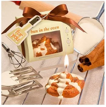 Artă fără fum parfumat Creative pâine prăjită tort deccorated lumânări realizate manual pentru copii ziua de nastere copil si petrecerea de nunta cadou