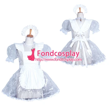Blocabil clar PVC sissy maid dress CD/TV Tailor-Made[G3856]