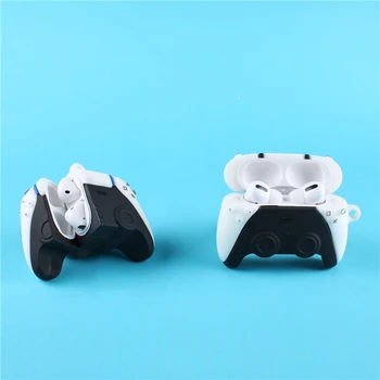 3D PS5 gamepad gameboy setul cu cască Bluetooth silicon moale caz pentru apple airpods 1 2 pro 3 de încărcare Wireless coperta misto cadou