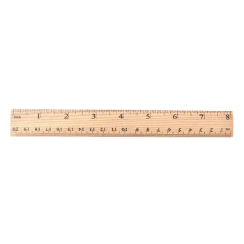 Riglă de lemn Metrice Regula Precizie Dublă față-Verso de Măsurare Instrument de Învățare și Papetărie de birou